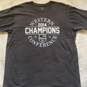 NEW - Los Angeles Kings 2014 WESTERN CONFERENCE CHAMPIONS Unisex Shirt